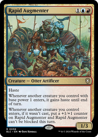 {R} Rapid Augmenter [Bloomburrow Commander][BLC 038]