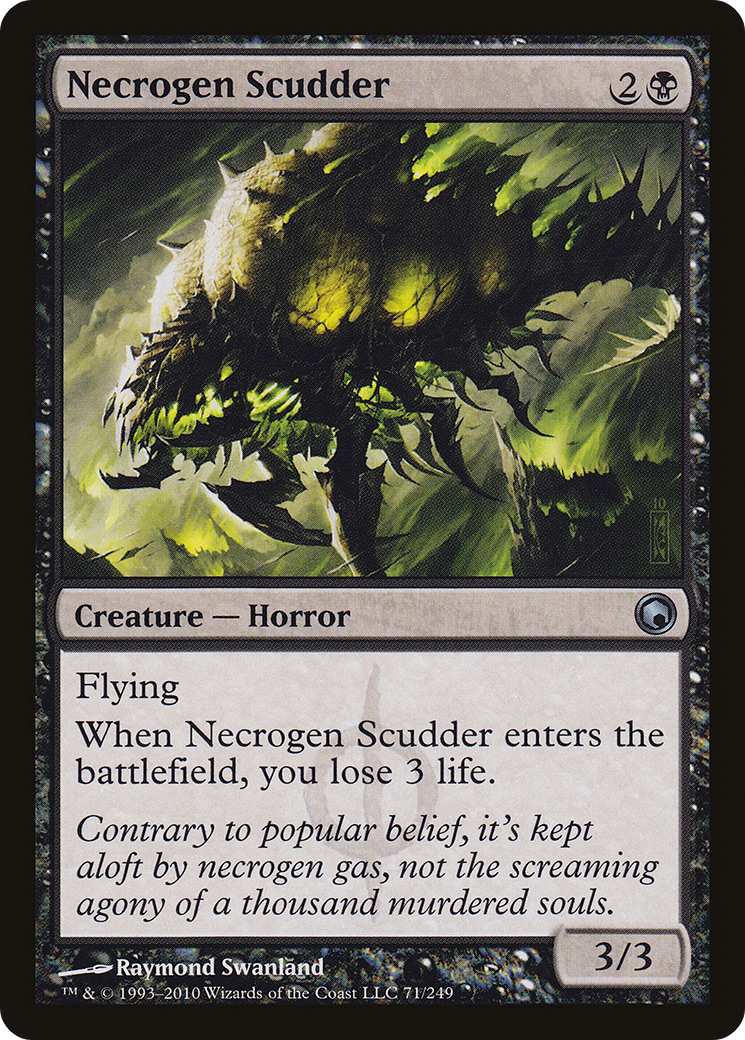{C} Necrogen Scudder [Scars of Mirrodin][SOM 071]