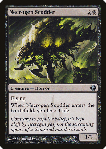 {C} Necrogen Scudder [Scars of Mirrodin][SOM 071]