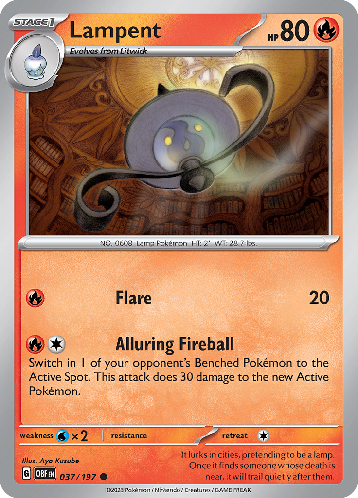 Lampent 37 - SV03 Obsidian Flames