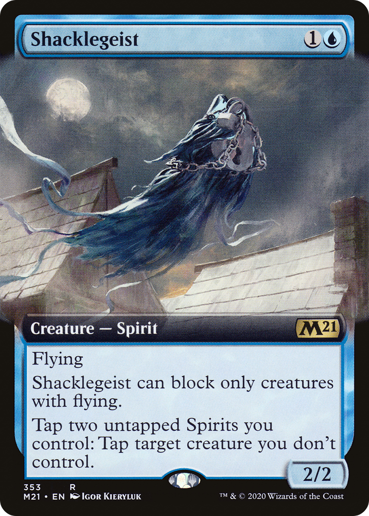 {R} Shacklegeist (Extended Art) [Core Set 2021][M21 353] - Misty Mountain Games