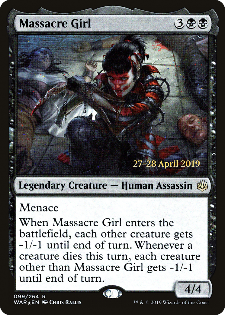 {R} Massacre Girl [War of the Spark Prerelease Promos][PR WAR 099]