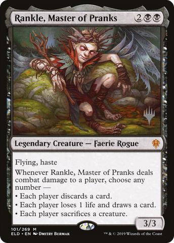 {R} Rankle, Master of Pranks (Promo Pack) [Throne of Eldraine Promos][PP ELD 101]