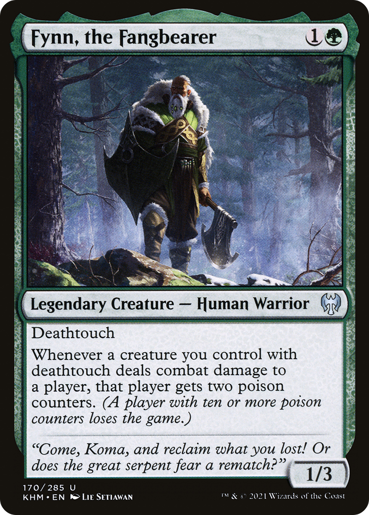 {C} Fynn, the Fangbearer [Kaldheim][KHM 170]
