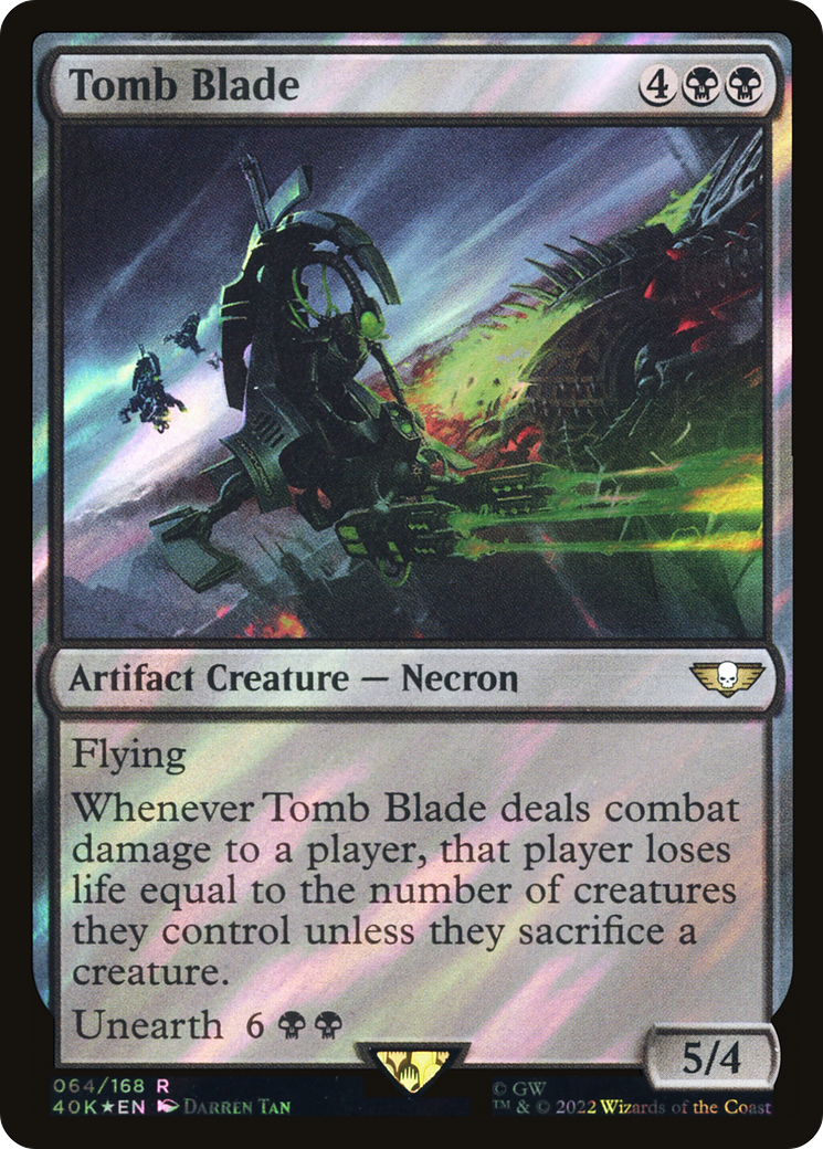 {R} Tomb Blade (Surge Foil) [Universes Beyond: Warhammer 40,000][SF 40K 064]