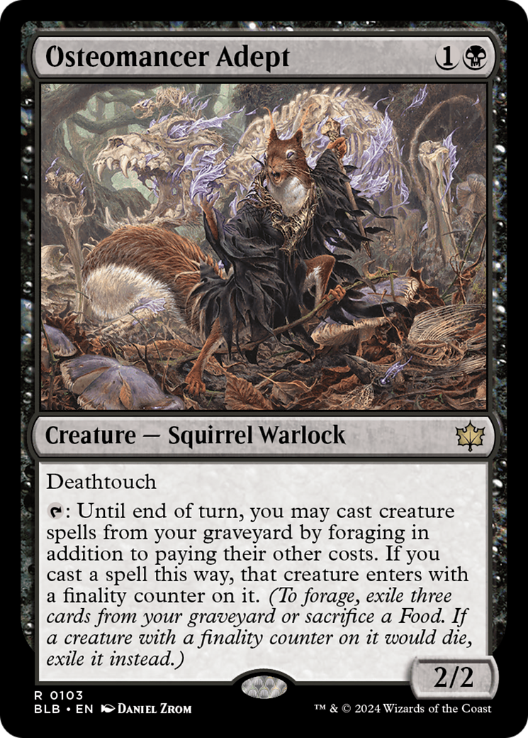 {@R} Osteomancer Adept [Bloomburrow][BLB 103]
