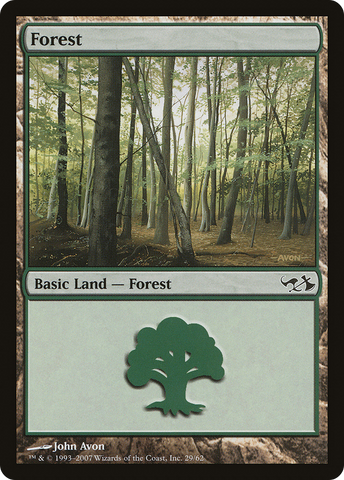 {B}[DDA 029] Forest (29) [Duel Decks: Elves vs. Goblins]