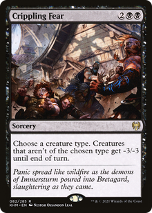 {R} Crippling Fear [Kaldheim][KHM 082]