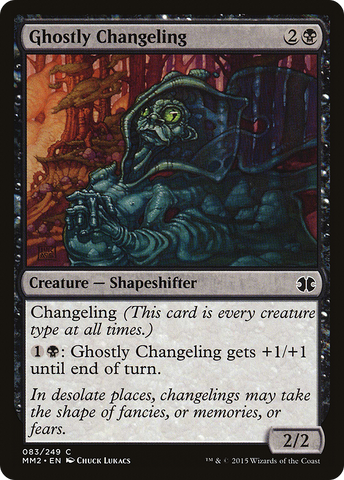 {C} Ghostly Changeling [Modern Masters 2015][MM2 083]