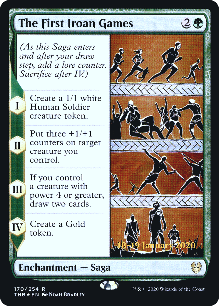{R} The First Iroan Games [Theros Beyond Death Prerelease Promos][PR THB 170]