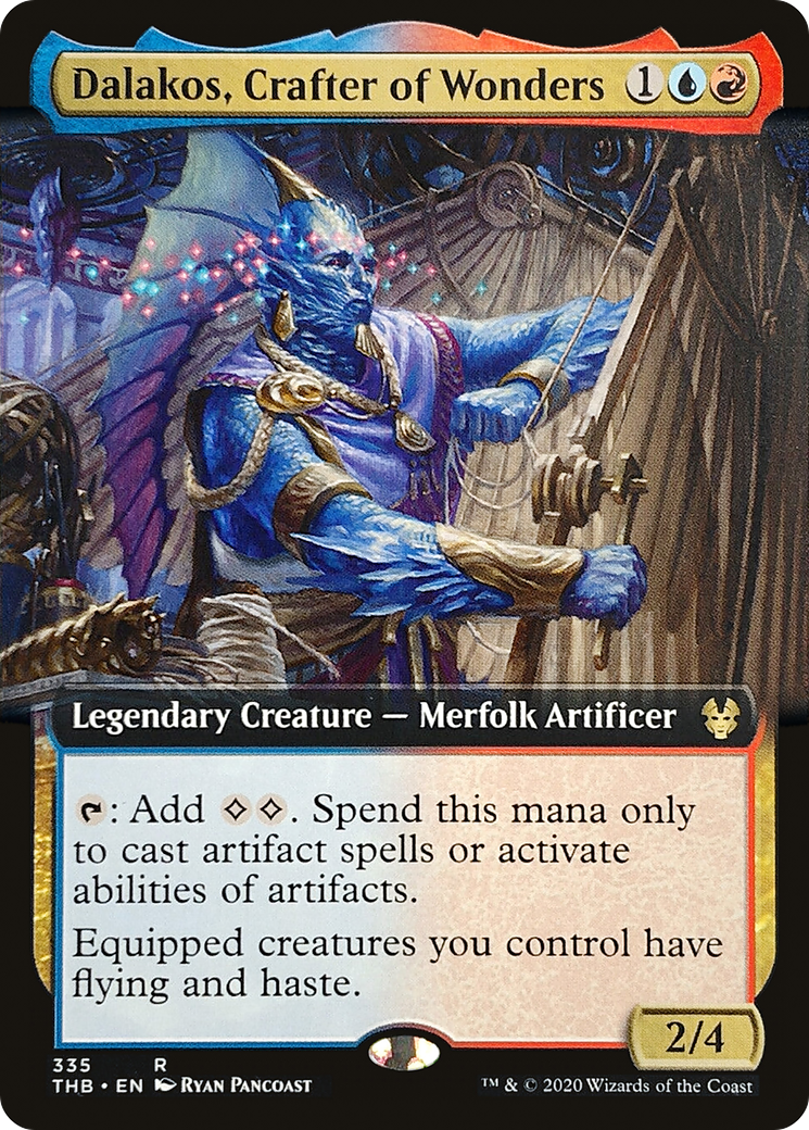 {R} Dalakos, Crafter of Wonders (Extended Art) [Theros Beyond Death][THB 335]