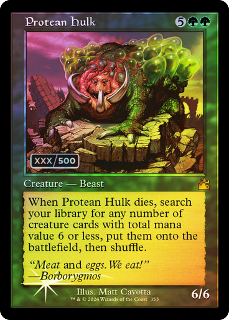 {R} Protean Hulk (Retro) (Serialized) [Ravnica Remastered][SR RVR 353]
