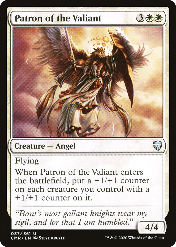{C} Patron of the Valiant [Commander Legends][CMR 037]