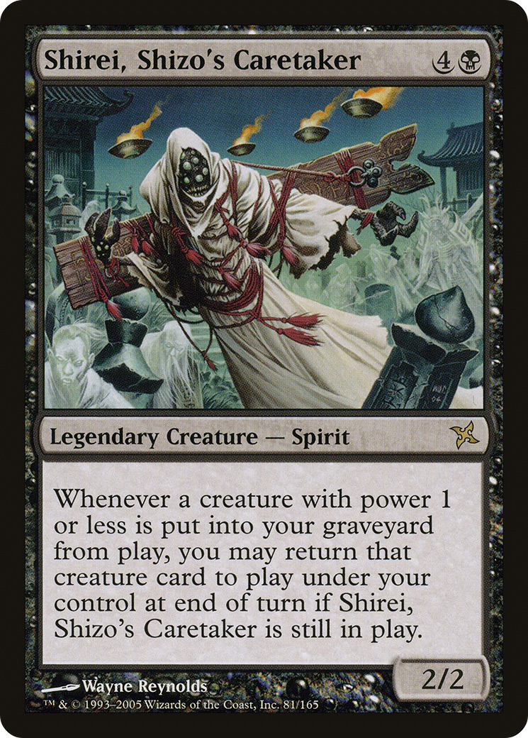 {R} Shirei, Shizo's Caretaker [Betrayers of Kamigawa][BOK 081] - Misty Mountain Games