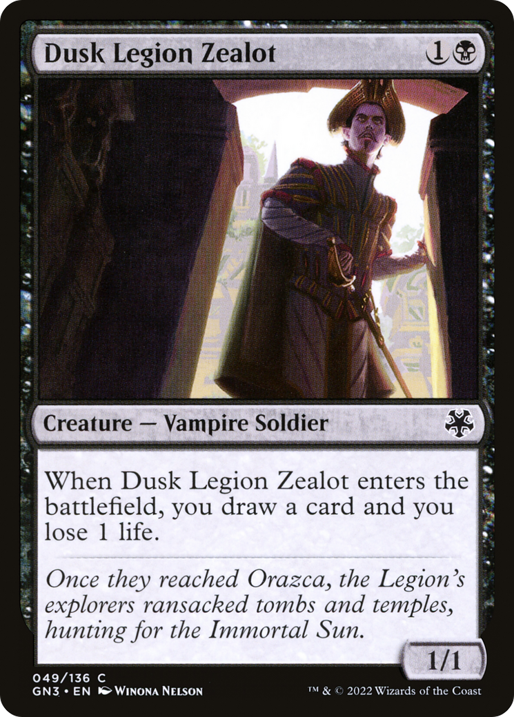 {C} Dusk Legion Zealot [Game Night 2022][GN3 049]