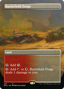 {R} Battlefield Forge (Borderless Alternate Art) [The Brothers' War][BRO 297]