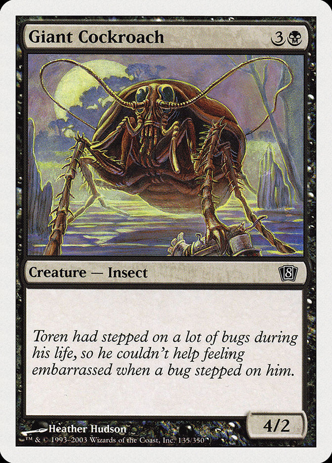 {C} Giant Cockroach [Eighth Edition][8ED 135]