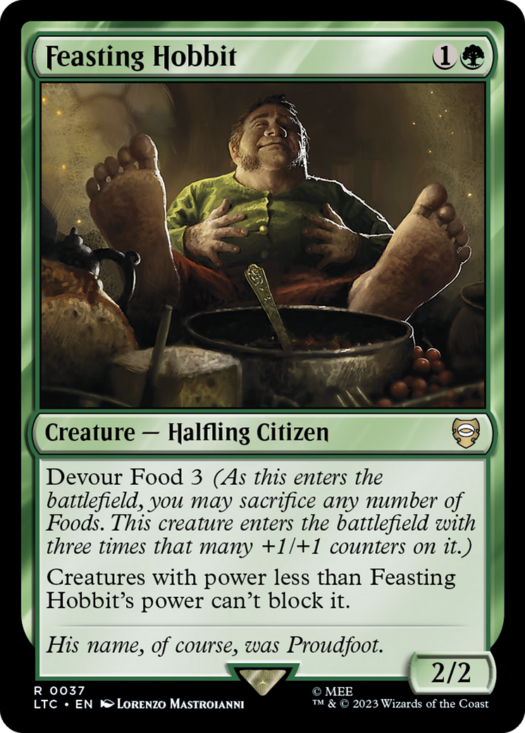 {R} Feasting Hobbit [The Lord of the Rings: Tales of Middle-Earth Commander][LTC 037]