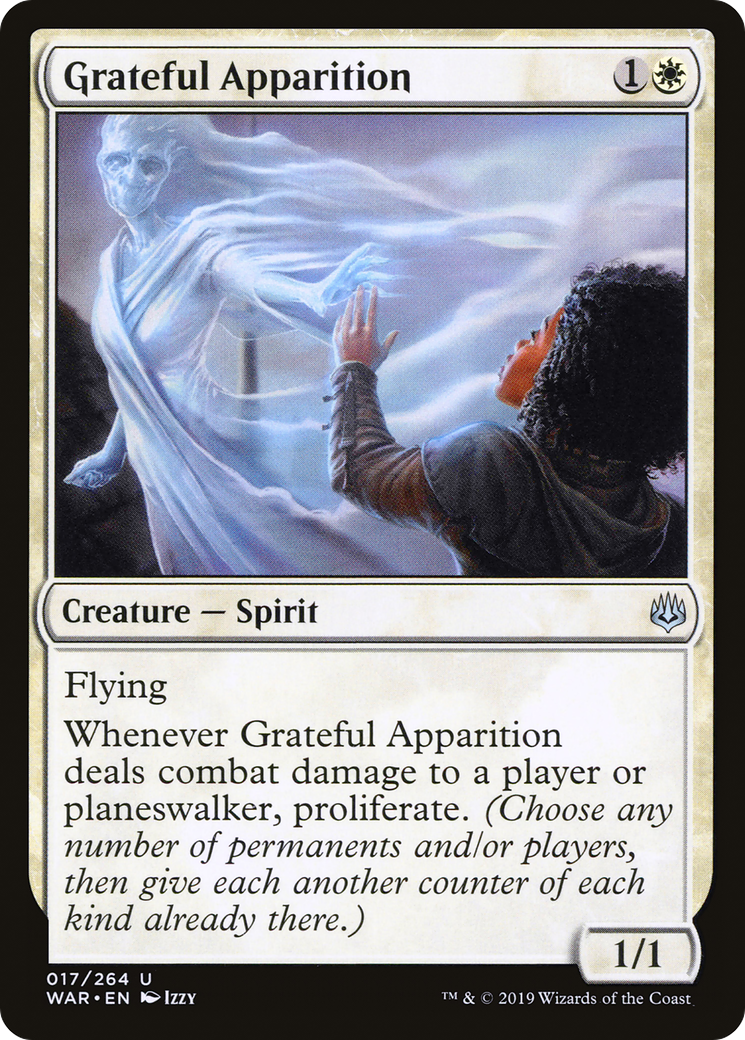 {C} Grateful Apparition [War of the Spark][WAR 017]