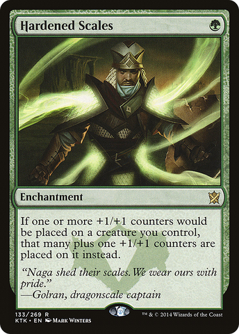 {R} Hardened Scales [Khans of Tarkir][KTK 133]