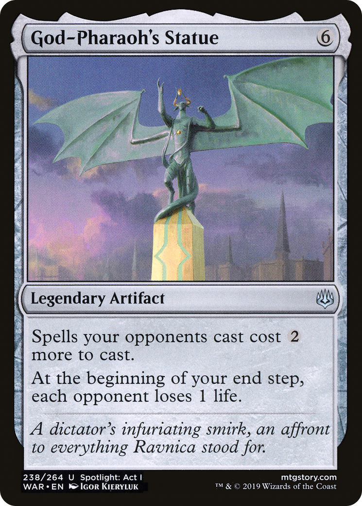 {C} God-Pharaoh's Statue [War of the Spark][WAR 238]