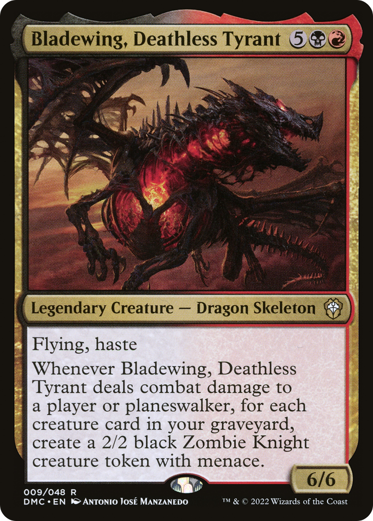 {R} Bladewing, Deathless Tyrant [Dominaria United Commander][DMC 009]