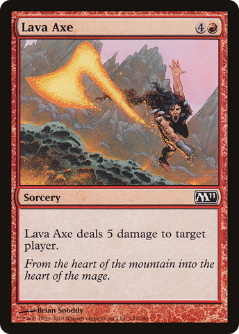 {C} Lava Axe [Magic 2011][M11 147]