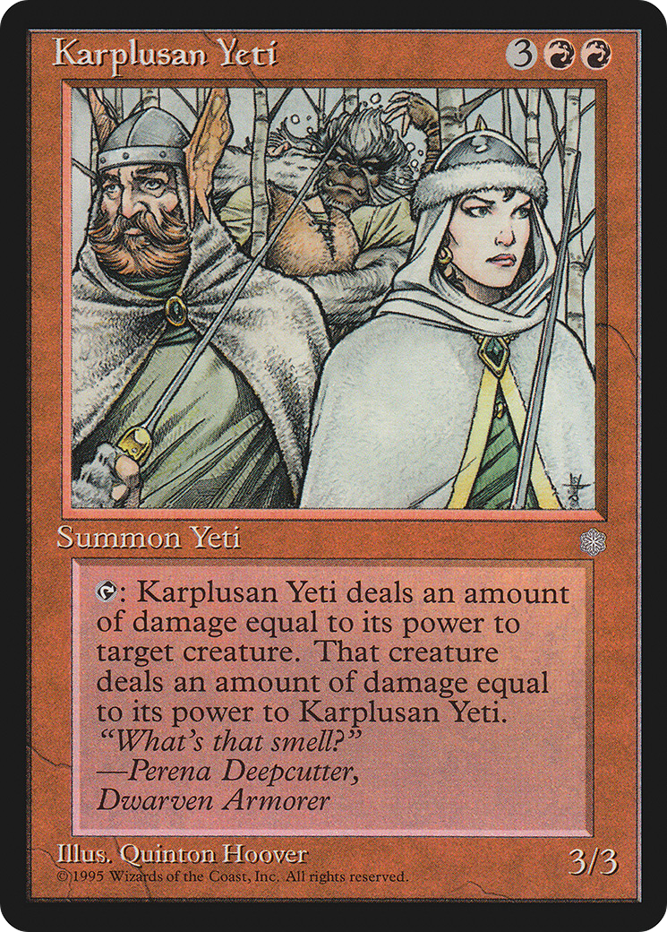 {R} Karplusan Yeti [Ice Age][ICE 197]