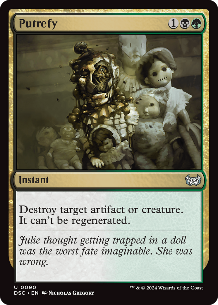 {C} Putrefy [Duskmourn: House of Horror Commander][DSC 090]