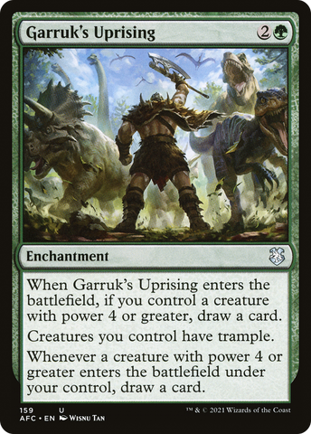 {C} Garruk's Uprising [Dungeons & Dragons: Adventures in the Forgotten Realms Commander][AFC 159]