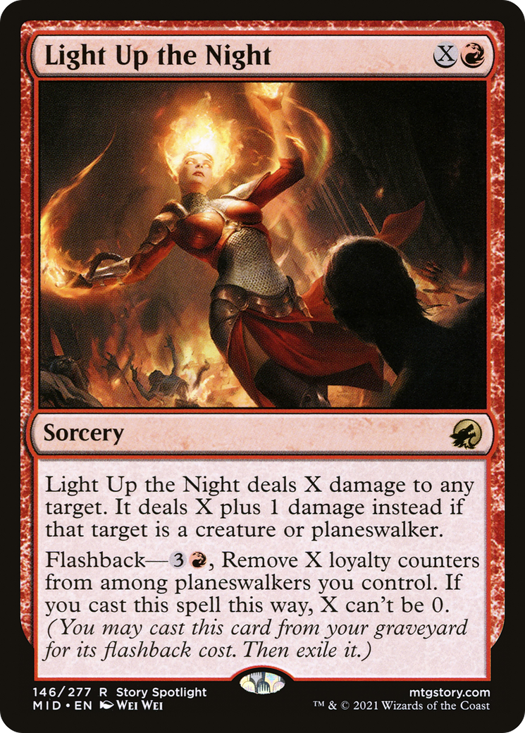 {R} Light Up the Night [Innistrad: Midnight Hunt][MID 146]