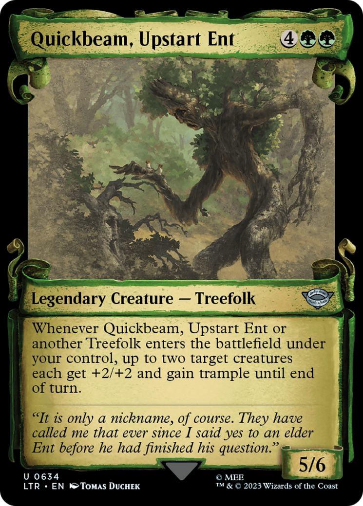 {C} Quickbeam, Upstart Ent [The Lord of the Rings: Tales of Middle-Earth Showcase Scrolls][LTR 634]