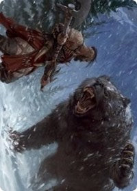 {A} Blizzard Brawl Art Card [Kaldheim Art Series][AKHM 041]
