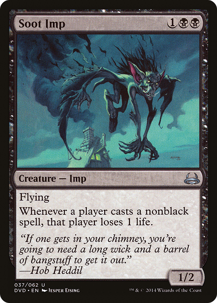 {C} Soot Imp (Divine vs. Demonic) [Duel Decks Anthology][DVD 037]
