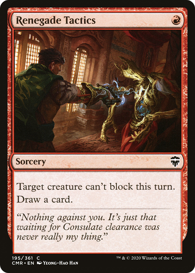 {C} Renegade Tactics [Commander Legends][CMR 195]