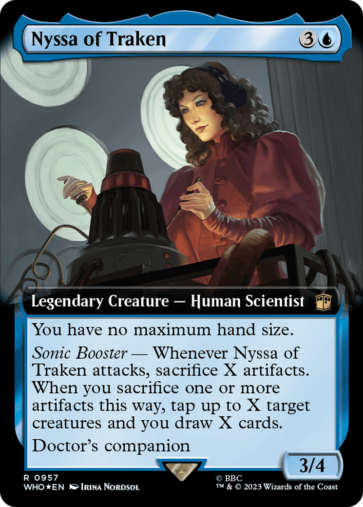 {R} Nyssa of Traken (Extended Art) (Surge Foil) [Doctor Who][WHO 957]