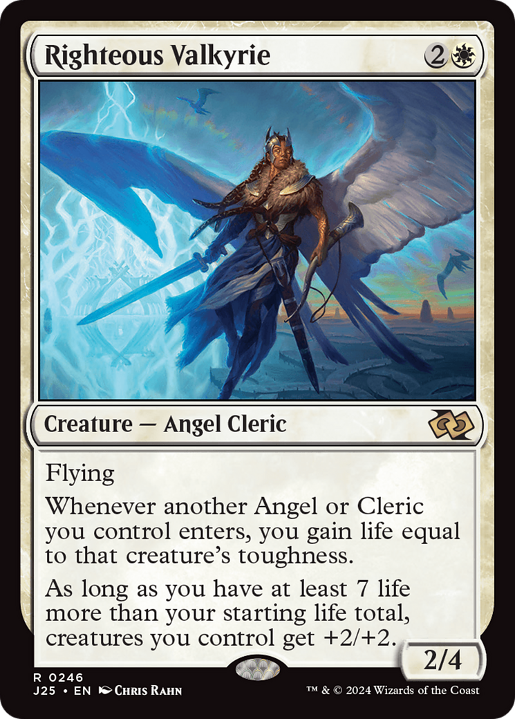 {R} Righteous Valkyrie [Foundations Jumpstart][J25 246]