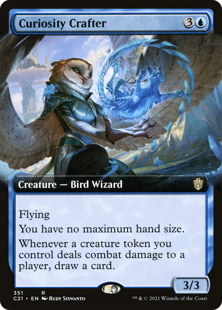 {R} Curiosity Crafter (Extended Art) [Commander 2021][C21 351]