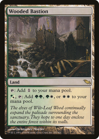 {R} Wooded Bastion [Shadowmoor][SHM 281]