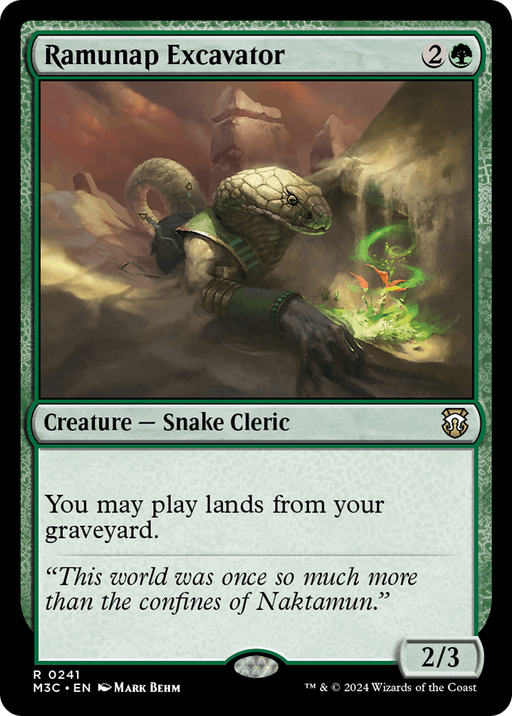 {R} Ramunap Excavator [Modern Horizons 3 Commander][M3C 241]