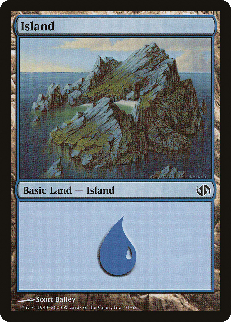 {B}[DDB 031] Island (31) [Duel Decks: Jace vs. Chandra]