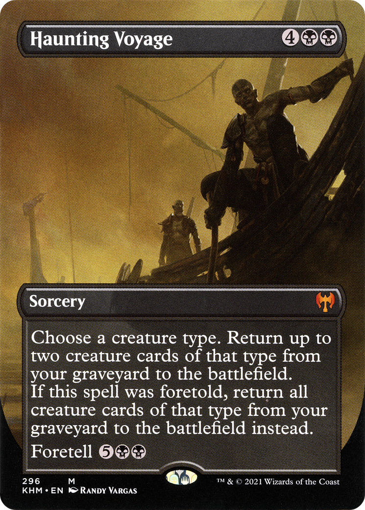{R} Haunting Voyage (Borderless Alternate Art) [Kaldheim][KHM 296]