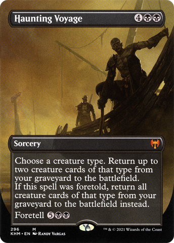 {R} Haunting Voyage (Borderless Alternate Art) [Kaldheim][KHM 296]