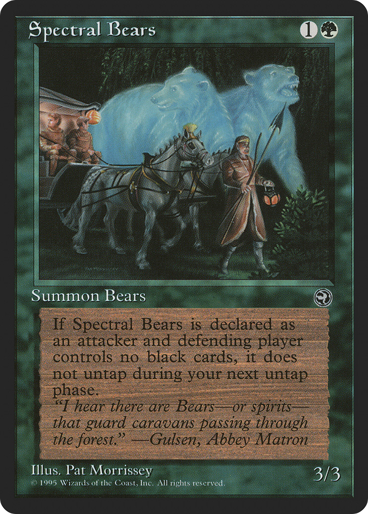 {C} Spectral Bears [Homelands][HML 098] - Misty Mountain Games