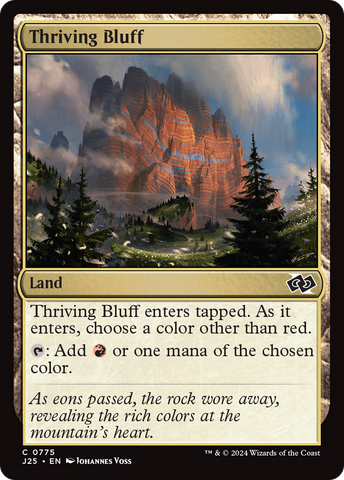 {C} Thriving Bluff [Foundations Jumpstart][J25 775]