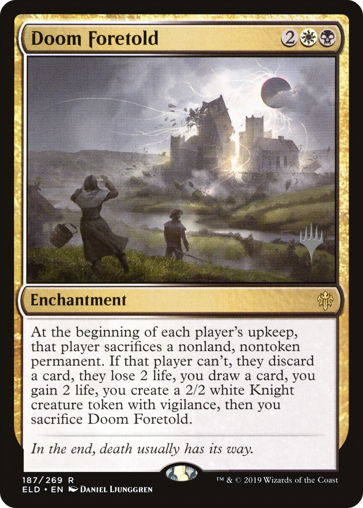 {R} Doom Foretold (Promo Pack) [Throne of Eldraine Promos][PP ELD 187]
