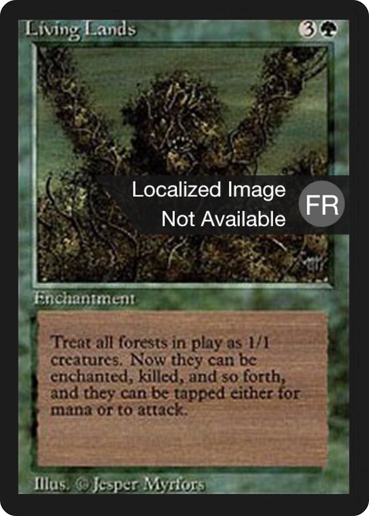 {F} Living Lands [Foreign Black Border][FBB 3ED 210]