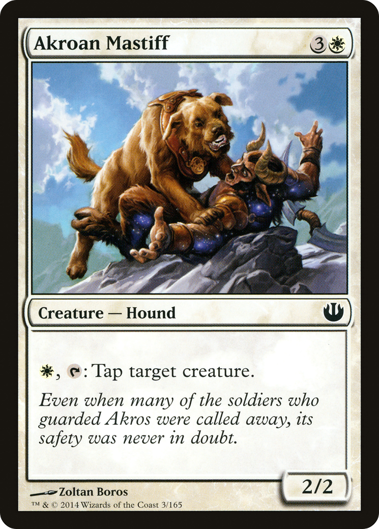 {C} Akroan Mastiff [Journey into Nyx][JOU 003]