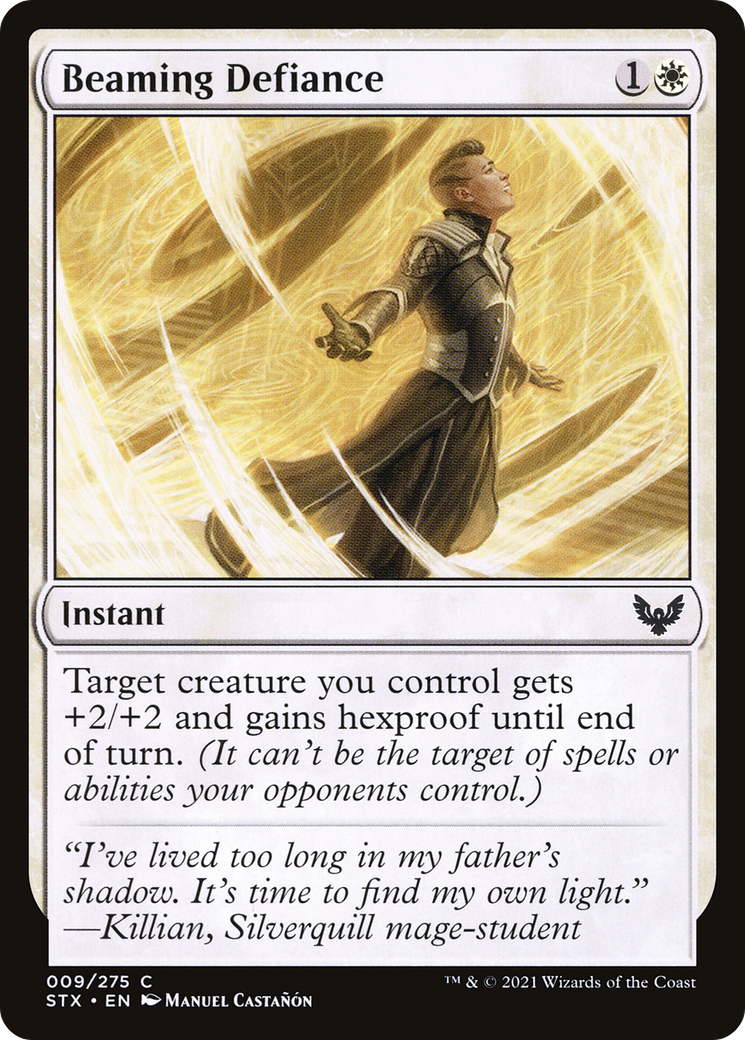 {C} Beaming Defiance [Strixhaven: School of Mages][STX 009]