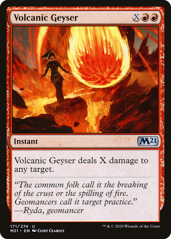 {C} Volcanic Geyser [Core Set 2021][M21 171]